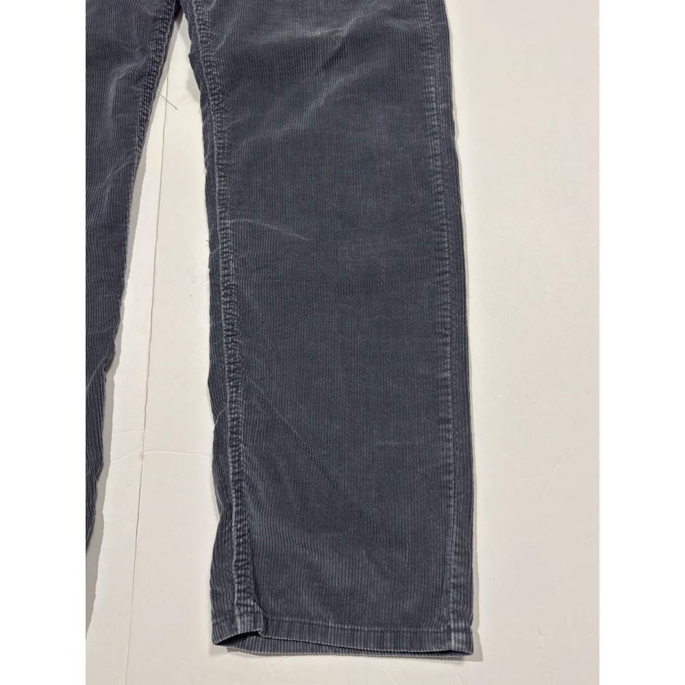 Vintage Levi's L2 Corduroy Pants Baggy Wide Leg Loose 33x34 Made in USA 90s Blue - Picture 4 of 12